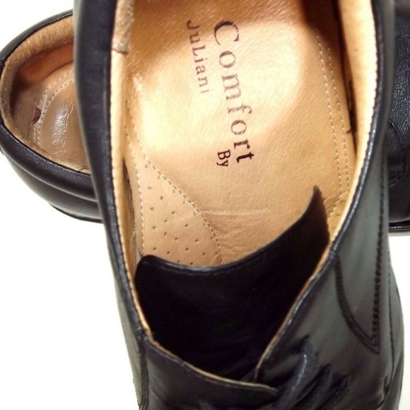 Comfort by Juliani  Quality Black Leather Shoes 10 main image 4